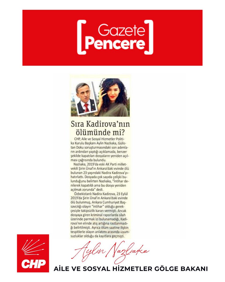 Aylin Nazlıaka 🇹🇷 tweet media