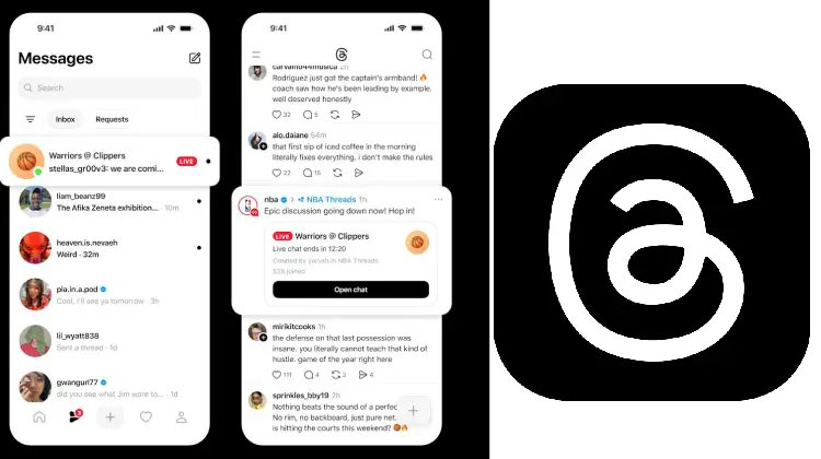 pressroom_in's tweet photo. Threads Launches ‘Live Chats’ Feature...
Read More: https://t.co/0Em4eJFRQj
#threads #launch #livechats #feature #socialmedia #latestupdates #socialupdates #pressroomin #chatfeatures https://t.co/MuWb7aNux2