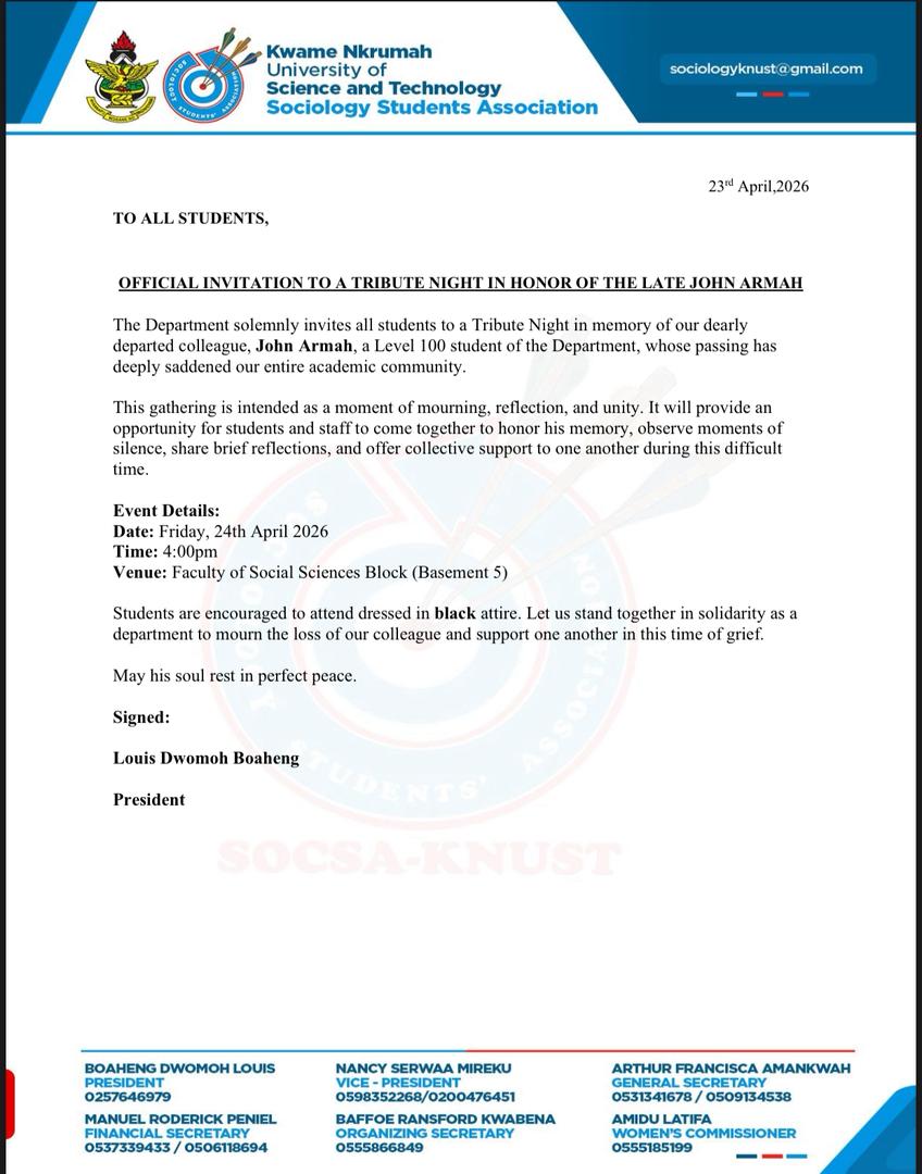 SOCSA - KNUST tweet media
