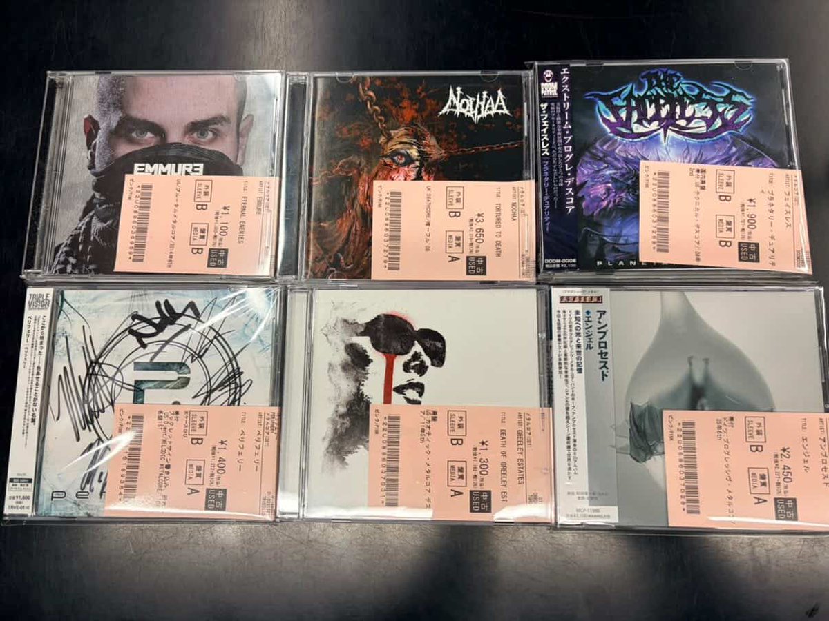 新着中古情報💿】 METALCORE/DEATHCORE/HARDCOREの中古CDが追加で100点
