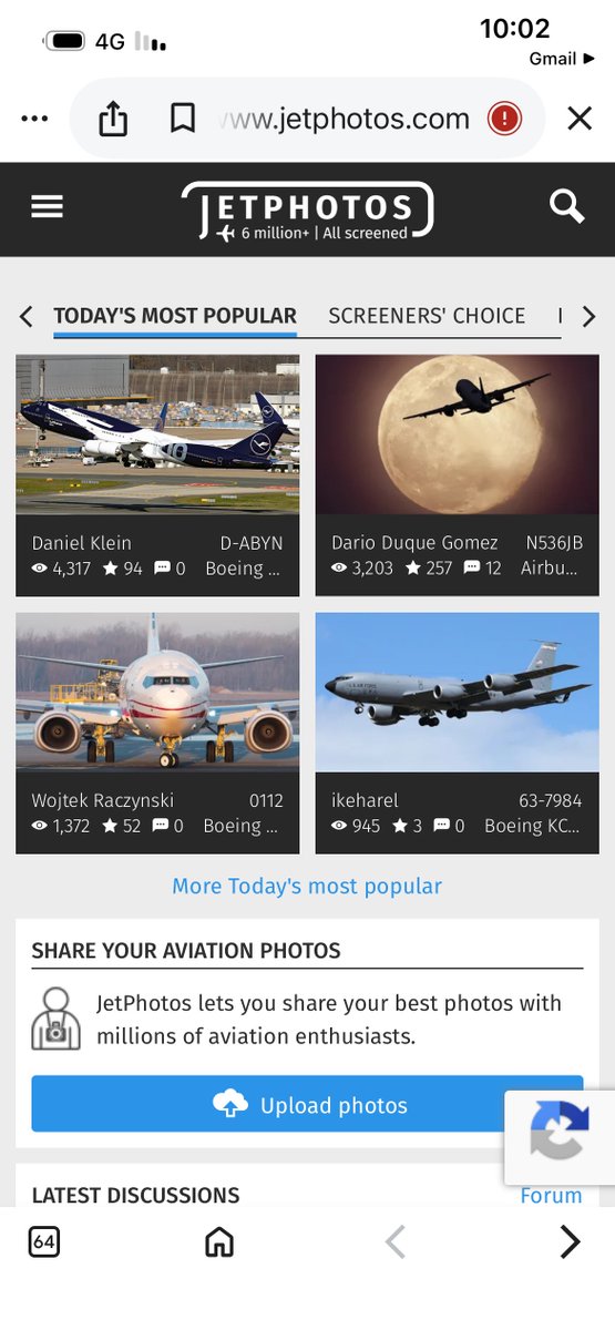 IkeHarel's tweet image. A picture I took on March 8th, 2026, of a 
#Boeing ✈️KC-135  an airborne refueling tanker, 
was accepted at JetPhotos &amp;amp; made to the top views today.
24/04/2026
📷Canon 60D, EF70-200
#Aviation #photography