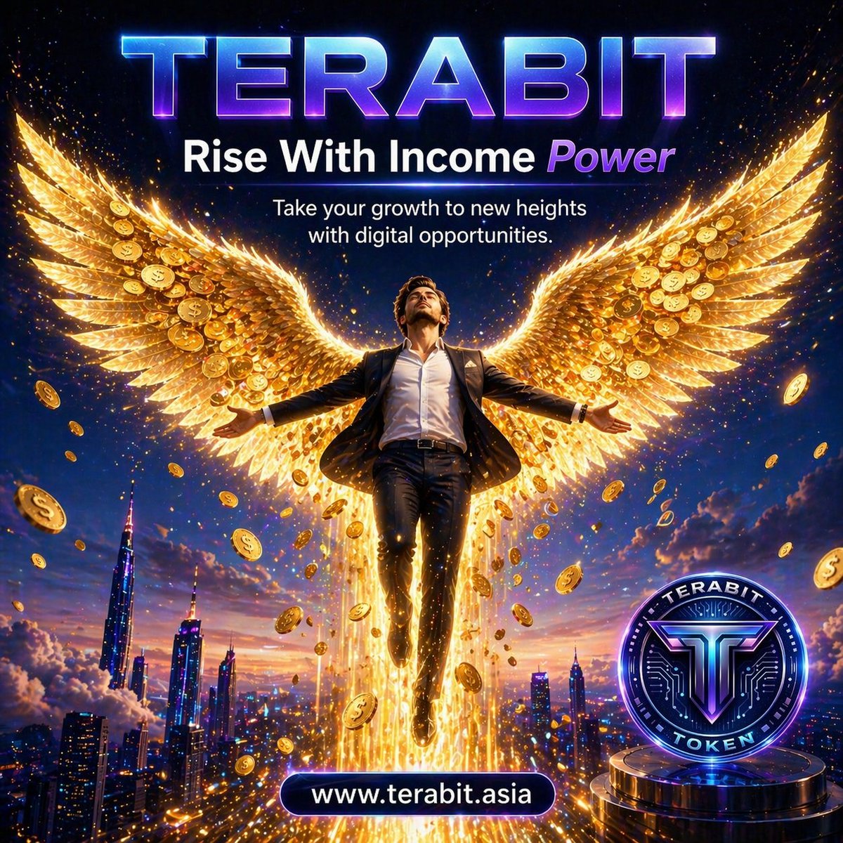 TerabiteToken's tweet photo. 🌀 Step Into a New Income Dimension

Opportunities are bigger than you think.

🌐 https://t.co/yFWBSMQ60p

#Terabit #IncomeDimension #DigitalIncome #Web3 #Blockchain #OnlineEarning #FutureFinance #NextGen #Growth https://t.co/f1dbDkpSXP