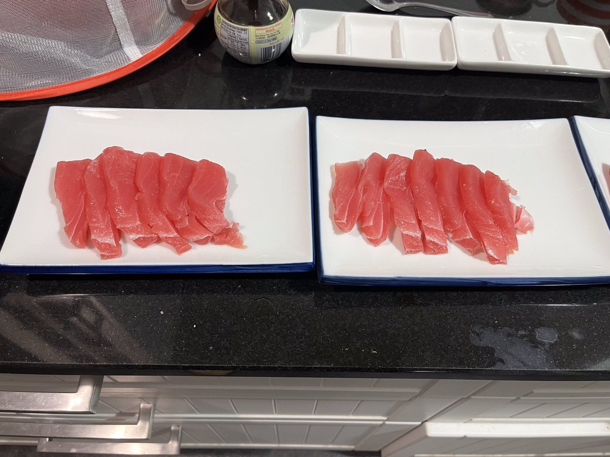 bob_dambergs's tweet image. If I pay cash my fish man gives me a good deal for sashimi grade tuna #cashisking @Crackerscraigo3