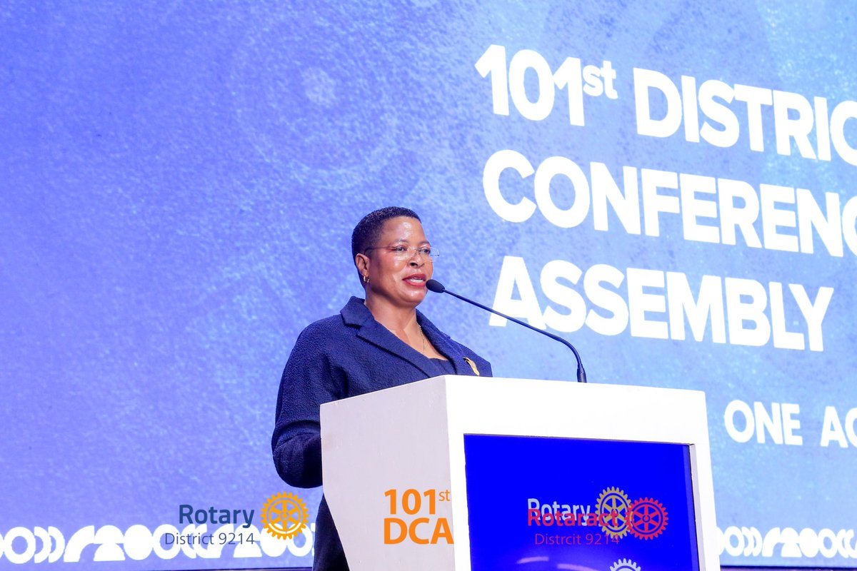 Itss_BabyAmber8's tweet image. At the 101st Rotary District 9214 Conference, Speaker of Parliament Rt. Hon.@AnitahAmong highlights collaboration as key to national transformation 🌍
Gov’t + partners = lasting impact
Service is power when we act together 💪 #TogetherOneActAtATime
#AfricaWeBuild #Rotary #101DCA