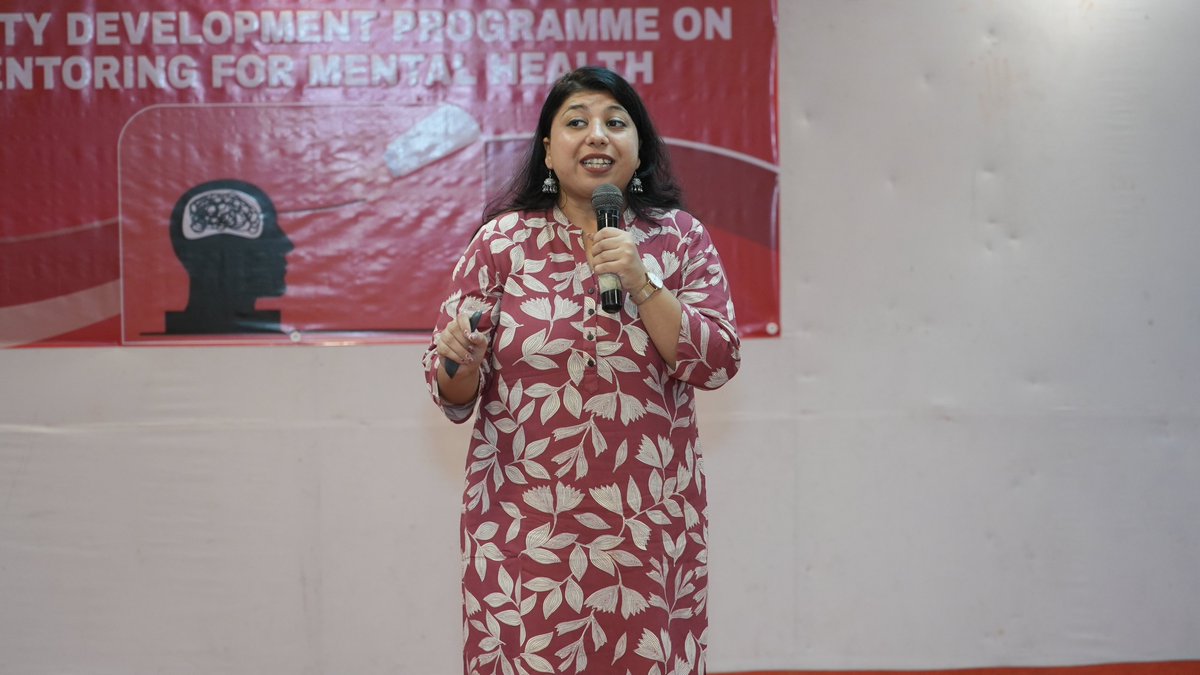 METedu's tweet image. MET CET organized a Faculty Development Programme titled “Psychological First Aid” on 22nd April 2026 under the theme “Mentoring for Mental Health.”

Led by Ms. Anisha Basu Choudhury, Counseling Psychologist.

 #FacultyDevelopment