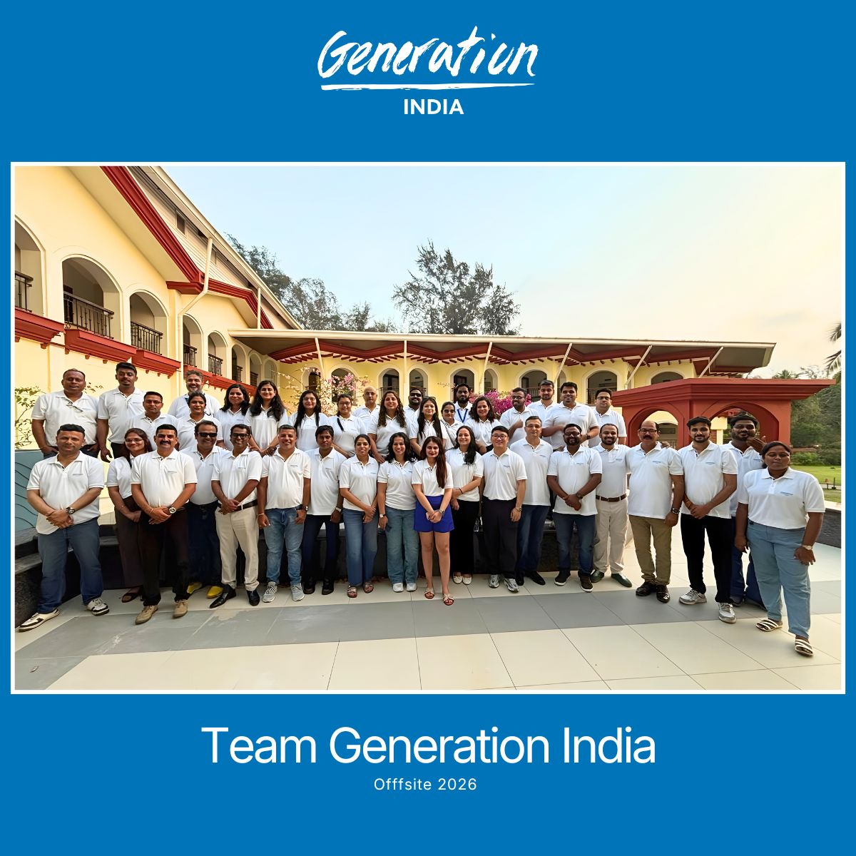 generationindia's tweet photo. Our recent offsite created the space to pause, listen, and reflect - not just on what we do, but how we do it together. Through open conversations and shared perspectives, the Generation India team re-examined how we collaborate and stay aligned as we grow.

#GenerationIndia https://t.co/YHPJqH6QlG