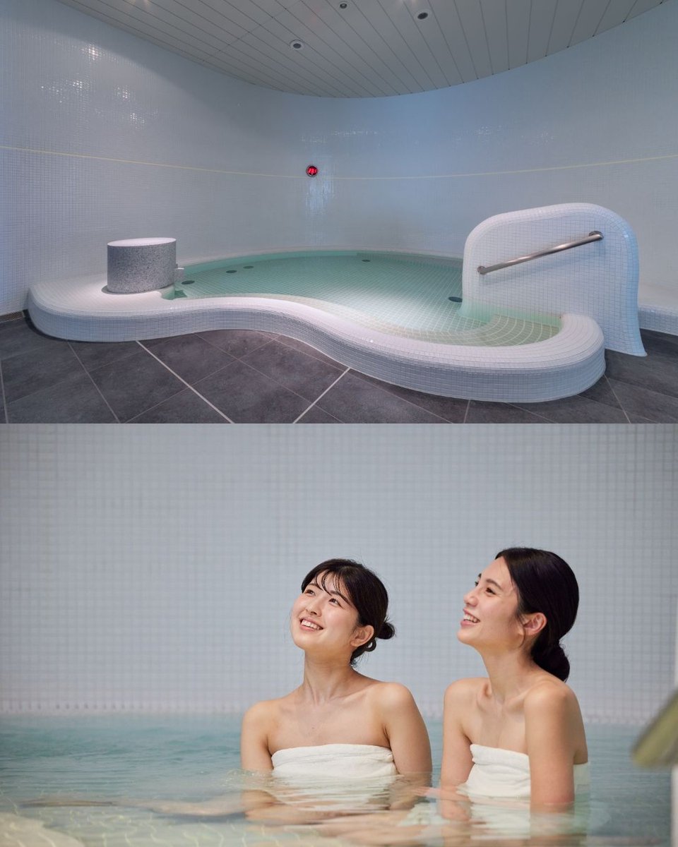 LIBER_HOTEL's tweet photo. ＼毎月26日は風呂の日♨／
リーベルホテル大阪の
「RIVERSIDE SPA」はご存知ですか？

地下約1,000mからくみ上げた天然温泉を使用し、
炭酸風呂や露天風呂、サウナを備えた癒しの空間🌿

日帰り利用も可能で、
ベイエリアの景色も楽しめます🎡✨

身も心も開放し、
ゆったりと寛げる癒しのひとときを💭 https://t.co/7UAoUHjN6P