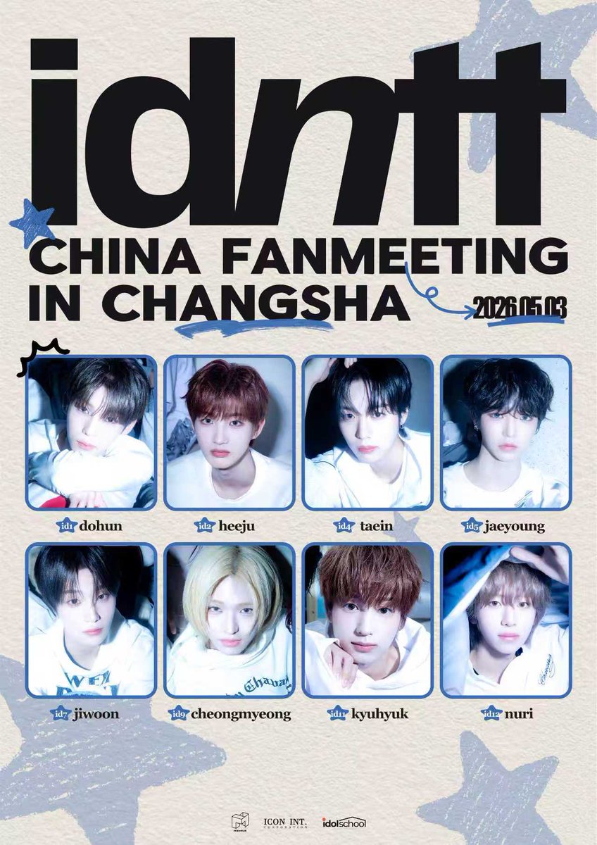 ICONINT's tweet photo. 📢 idntt CHINA FANMEETING in Changsha

🗓 Official Ticket Sales Countdown

To ensure smooth processing of the fan benefit lottery, ticket sales for the idntt CHINA FANMEETING in Changsha will close on 【2026.4.27, 23:59:59 CST】 .

No tickets will be sold after the deadline, and there will be no on-site ticket counter on the event day.

Fans who have secured their benefits will receive an SMS notification with seat and benefit details from Ctrip within three days after the deadline. This information will also be available in the order details page.

Thank you for your interest and support!

⏱ Sales deadline: 2026.4.27 23:59:59 CST

🎫 Ticket link:
https://t.co/gJPT0gZjC2

#idntt #아이덴티티 #アイデンティティ