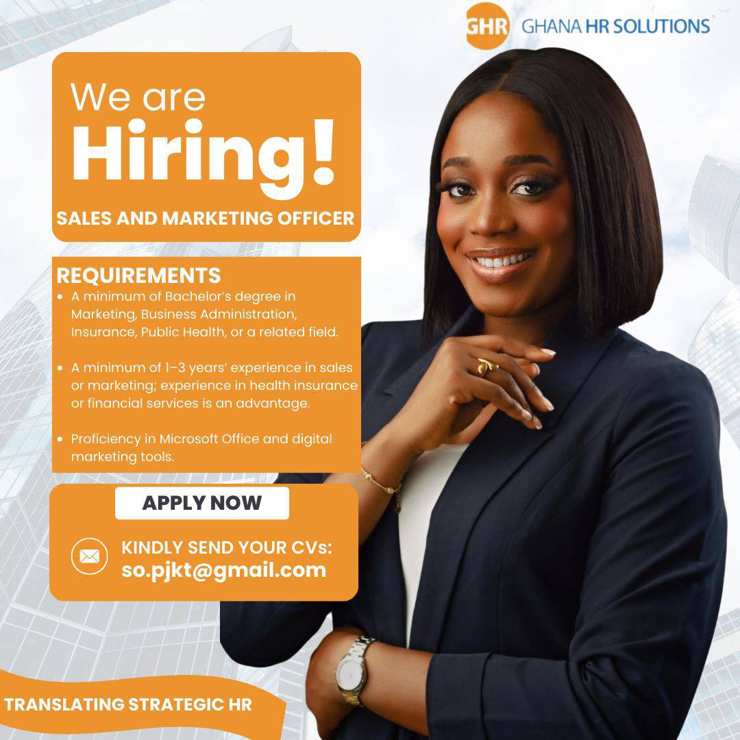 mrAmponsahh's tweet image. Send your CV to: so.pjkt@gmail.com and take the next step in your career.

#Hiring #NowHiring #JobOpportunity #SalesJobs #MarketingJobs #GhanaJobs #AccraJobs #CareerGrowth #JobSearch #Recruitment #HR #SalesAndMarketing #HiringInGhana #LinkedInJobs #ApplyNo