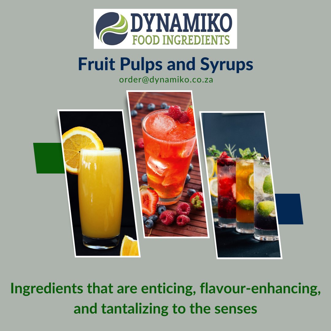DynamikoFoodIng's tweet image. Bring real fruit flavour to your products.
Our FRUIT PUPLS AND SYRUPS deliver vibrant taste, natural colour, and consistent quality for beverages, desserts, and food applications.

Info: 📱WhatsApp: 063 669 1805

#FruitIngredients #FoodManufacturing #BeverageIndustry