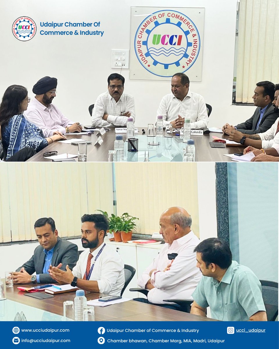 Udaipur Chamber of Commerce & Industry tweet media
