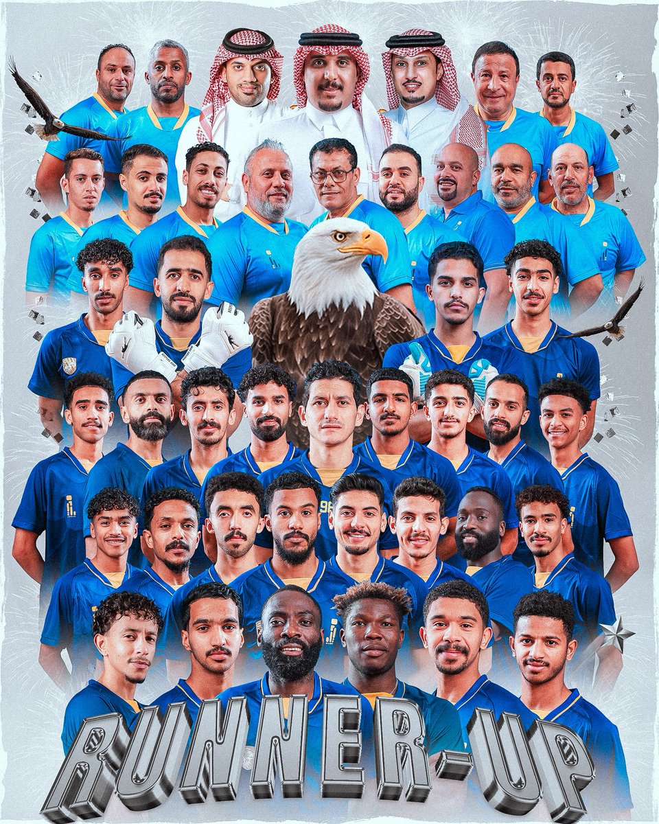 Abomoad122's tweet photo. اللهم لك الحمد على صعودنا مع نادي الجيل إلى دوري يلو والحصول على المركز الثاني ونشكر الجميع ✋ https://t.co/j7wsjkS2q9