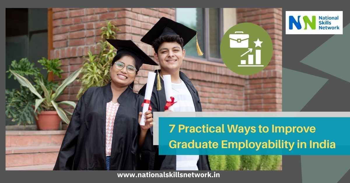 NSN_India's tweet image. In our latest article, we explore 7 practical ways to improve graduate employability in India, to help individuals and institutions take actionable steps.

Read more: nationalskillsnetwork.in/graduate-emplo…

#graduateemployability #skilldevelopment #highereducation #employability