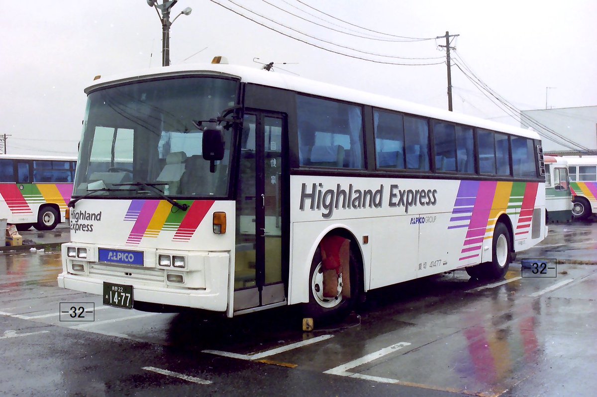 川中島バス Kawanakajima Bus 長野22あ1477 P-LV219Q 41477 1984年式