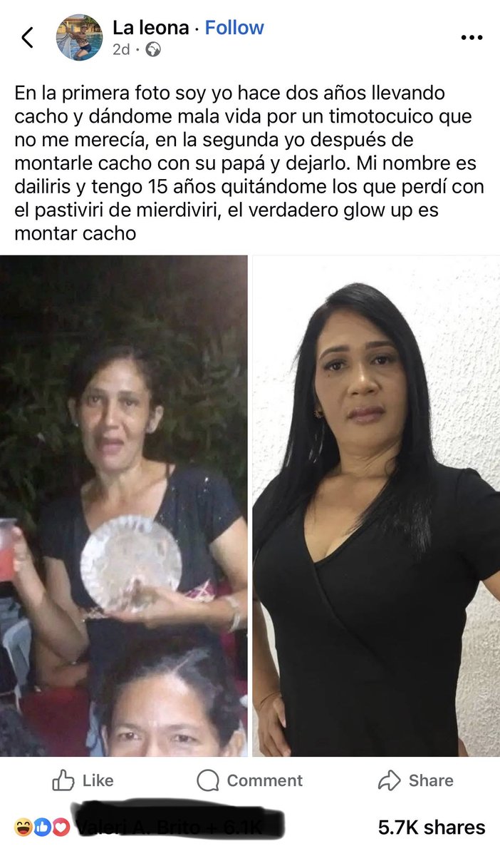 “El verdadero glow up es montar cacho” 🤣