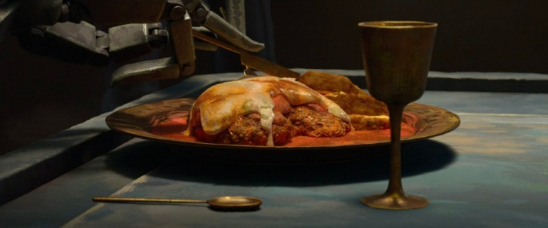 Es increíble cómo ha mejorado la animación en los últimos años. La diferencia de detalles en algo tan simple como la comida es abismal.