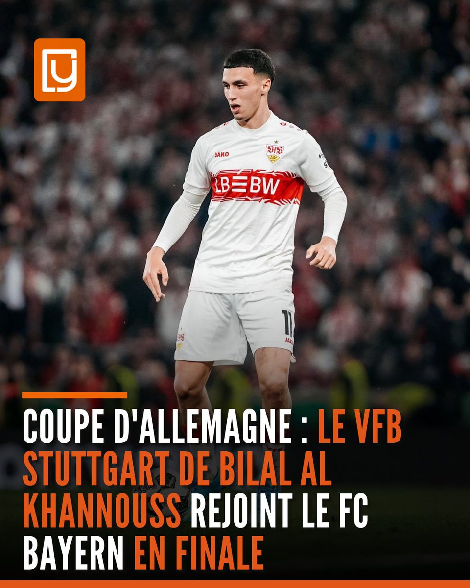 yabiladi_fr's tweet image. Le VfB Stuttgart, de l’international marocain Bilal Al Khannouss, s’est qualifié jeudi soir en finale de la coupe d’Allemagne de football, après sa victoire en demi-finale contre Fribourg (2-1 a.p)⚽🇲🇦🇩🇪🏆
Détails👇: yabiladi.com/articles/detai…

#VfBStuttgart #BilalElKhannouss #Maroc