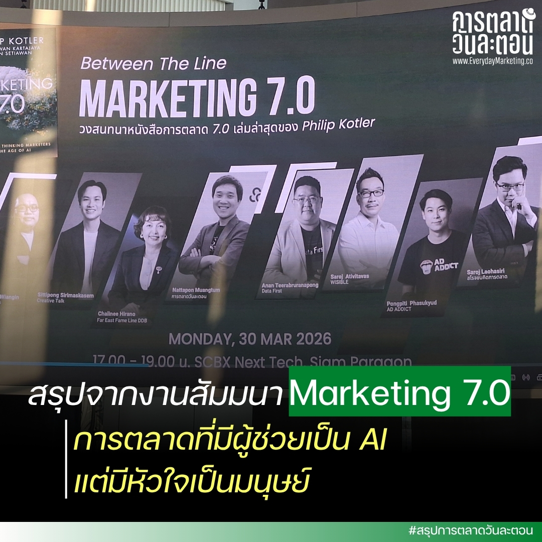 การตลาดวันละตอน tweet media