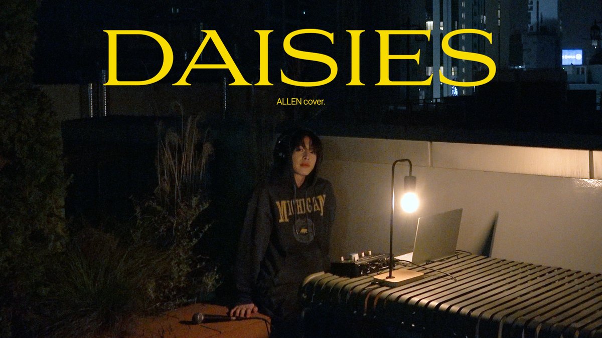 [🎥]
[C-Plus+] ALLEN 앨런 'DAISIES' Cover
⠀
▶ youtu.be/KoRsry8p5_E
⠀
#CRAVITY #크래비티
#앨런 #ALLEN
#C_Plus
#HAPPYALLENDAY