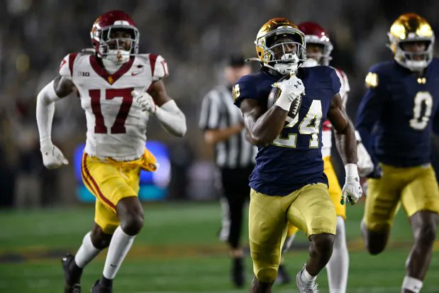 HoltzHeroes's tweet photo. The first round duo that forced USC to tap out!  
☘️ 🏈 🏃🏿🌳 https://t.co/U0p0KQy6ly