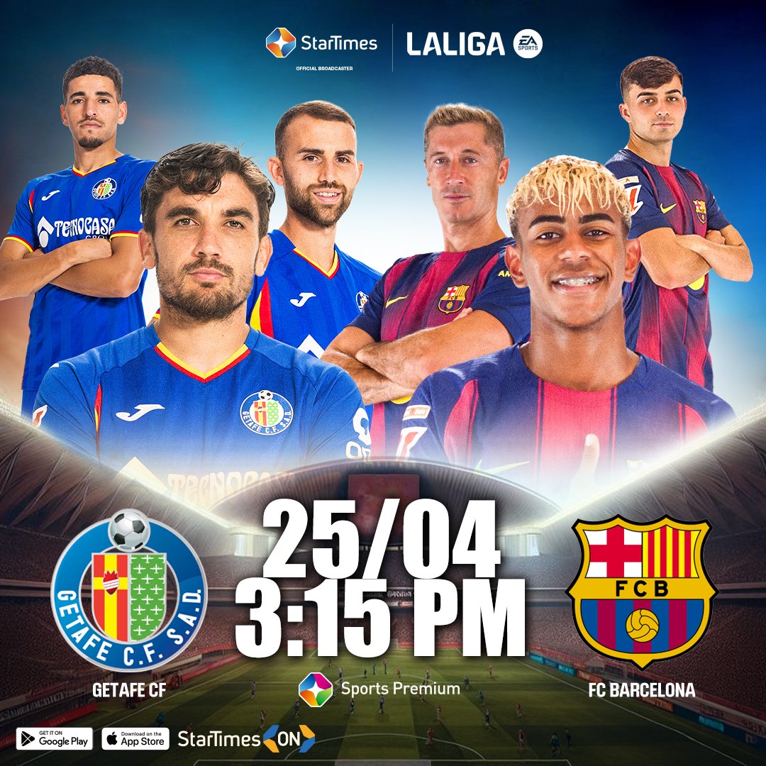 La Liga this weekend promises great games. Catch all the action on  StarTimes Sports. Stream live on StarTimes ON (Google PlayStore or Apple  Store)