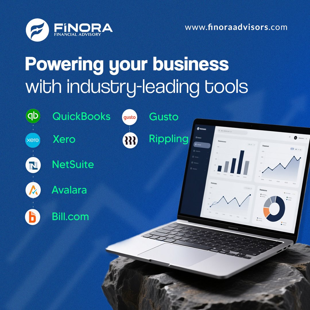 FinoraAdvisory's tweet image. Your business already has the tools.

QuickBooks. Xero. NetSuite. Avalara. Bill.com. Gusto. Rippling.

What it needs is experts who actually know how to use them.
That's Finora. 👇
finoraadvisors.com
#Accounting #FinancialAdvisory #QuickBooks #Xero #CFO