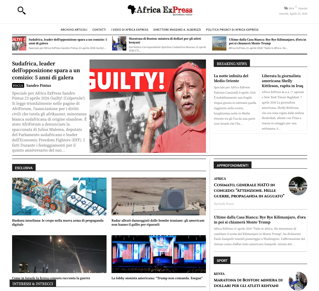 sand_pin's tweet photo. #Sudafrica: #JuliusMalema leader #EEF condannato a 5 anni. Accolte le denunce di #AfriForum. Seggio a rischio? Il leader annuncia l'appello
https://t.co/LUdxgEfZH0
@africexp #AfricaExPress, direttore #MassimoAlberizzi @malberizzi , @cotoelgyes
#Malema https://t.co/J2O26U3GTD