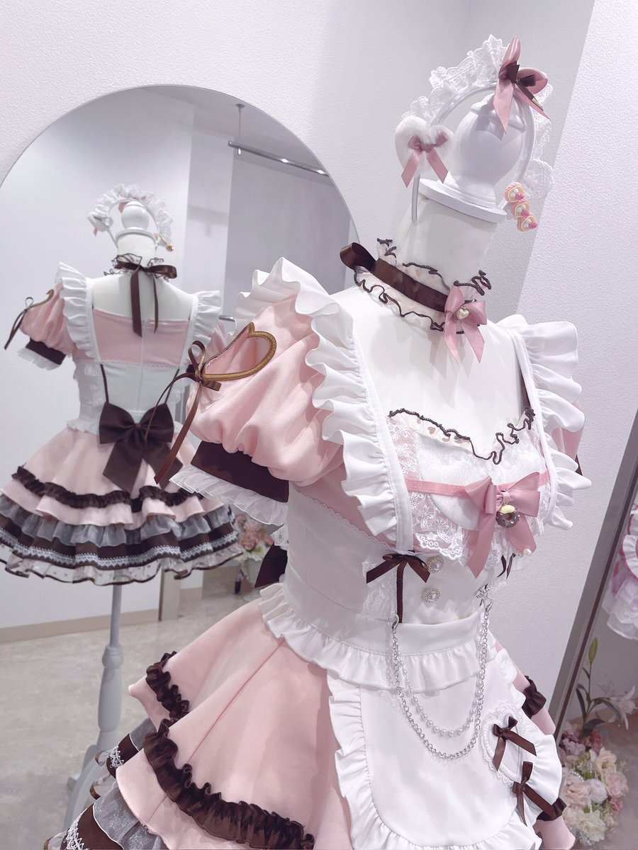 メルティホイップキャンディメイド ブラウン 【Malymoon/マリームーン】③ ♡⋆___ Malymoon Maid Collection 🪶 ▪︎ 【中村里砂着用】マカロン