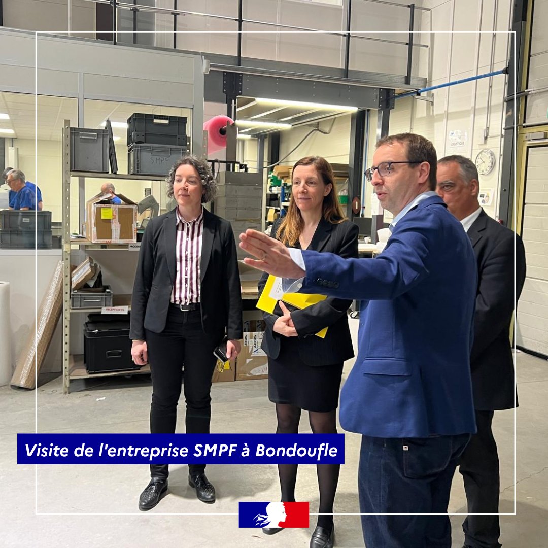 Image de Préfète de l'Essonne - #Economie | 🏢 Visite de l’entreprise SMPF
La Préfète de l’Essonne, accompagnée de la Secrétaire g