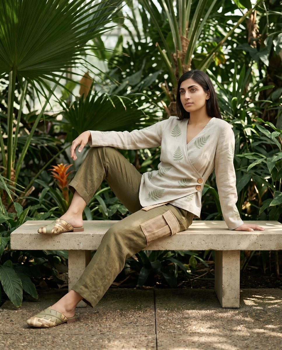 on_model_ai's tweet image. Rubber clogs are dead. The @jwanderson leaf slides covered by @highsnobiety prove botanical footwear is the only acceptable summer rotation. Who is actually bold enough to pull off the literal plant shoe?

#onmodel #BotanicalFootwear #SummerStyle #AIFashion