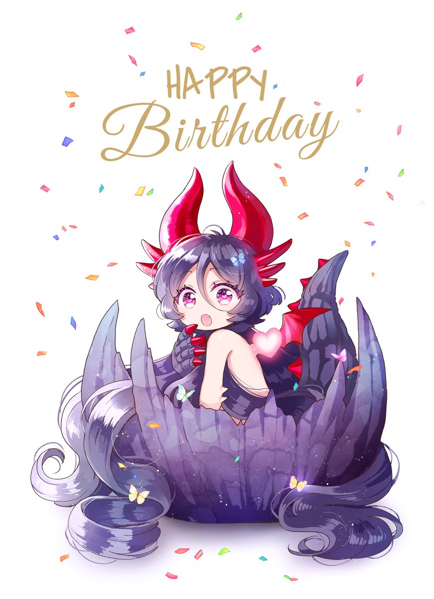 黒絵さんのお誕生日でした！
もうすぐアニメのクロたそにも会えると思うとドキドキの日々です💐

＃乙女怪獣キャラメリゼ