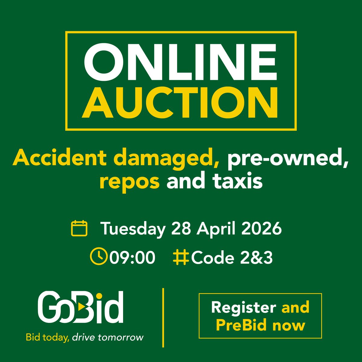 GoBid tweet media