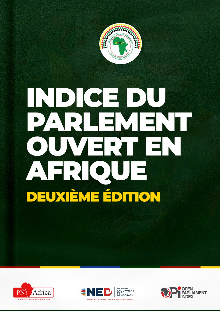 PNAfricawatch's tweet photo. L’Indice du Parlement Ouvert (OPI) – 2ᵉ Édition Publiée

Le Parliamentary Network Africa a le plaisir d’annoncer la publication officielle de la 2ᵉ édition de l’Indice du Parlement Ouvert (OPI), marquée par la tenue réussie d’un webinaire des parties prenantes en Côte d’Ivoire, organisé en collaboration avec le Centre de Recherche et de Formation sur le Développement Intégré.

Cette session a réuni des acteurs de la société civile afin d’examiner les principales conclusions de l’Indice, qui évalue 33 parlements africains selon trois piliers fondamentaux;la transparence, la participation citoyenne et la redevabilité publique.

La Côte d’Ivoire a enregistré un score de 54,69 %, se classant 17ème sur 33 pays, soit légèrement au-dessus de la moyenne continentale de 54,07 %. Les résultats mettent en évidence de bonnes performances en matière de transparence et de participation. Toutefois, des lacunes persistantes subsistent en matière de redevabilité, notamment en ce qui concerne la transparence des votes et l’ouverture des données financières.

À l’échelle continentale, l’Indice révèle des progrès graduels vers une plus grande ouverture parlementaire, avec des pays leaders tels que l'Afrique du Sud, le Ghana, le Kenya, la Zambie et la Sierra Leone. Néanmoins, des défis systémiques persistent, particulièrement en matière d’accès public aux registres de vote, de transparence budgétaire et de mécanismes inclusifs de participation citoyenne. 

Le webinaire en Côte d’Ivoire a permis de dégager un consensus clair : malgré les progrès observés, des réformes plus profondes et soutenues restent nécessaires. Le renforcement de la collaboration entre le Parlement, la société civile et les partenaires au développement sera déterminant pour faire avancer les réformes en matière de gouvernance ouverte.

L’OPI demeure un outil essentiel pour suivre le niveau d’ouverture des parlements, renforcer les mécanismes de redevabilité et orienter des réformes fondées sur des données probantes.

🔗 Accéder au rapport complet : https://t.co/mrz8tjTlQb

@APMONAfrica 
#OpenParliament #OPI2025 #parliamentarytransparency #accountability #CivicEngagement #PNAfrica #fypシ