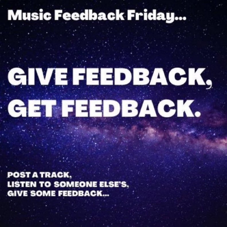 MusicFeedbackFr's tweet image. It's #FeedbackFriday time!       

The rules are simple:          

1, Post your track 🎶         

2, Listen to someone else’s track  🎧   

3, Tell them what you think of it! ✍️