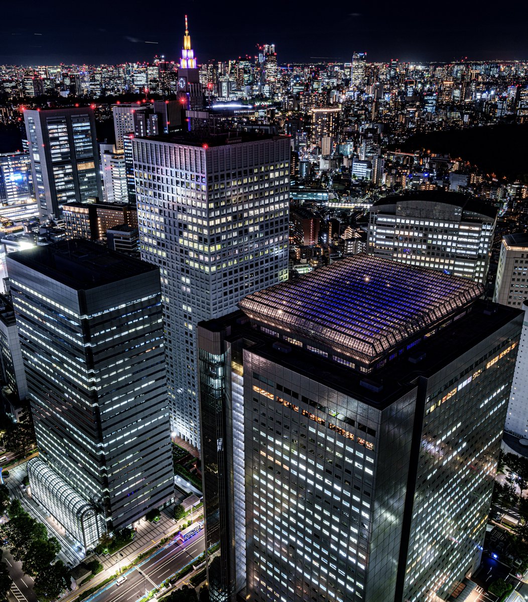 一眼で撮った新宿の夜景