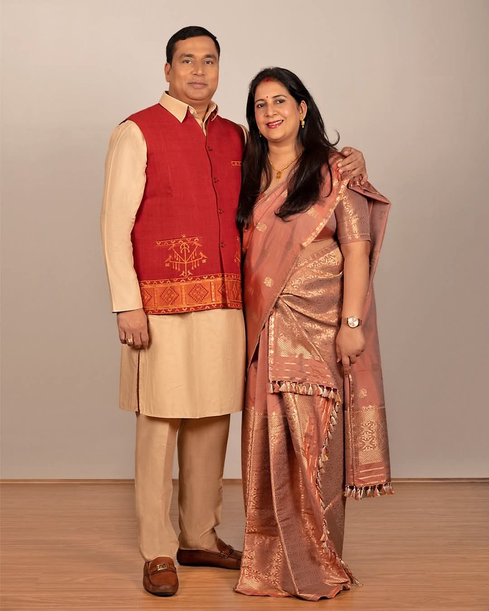KujurSantiuse's tweet photo. I extend my heartfelt congratulations and best wishes on the wedding anniversary of Hon’ble Assam Government Minister and popular leader Shri Jayanta Malla Baruah and his spouse Smt. Julie Deka Baruah.

On this auspicious occasion, I pray to God to bless both of you with long life and good health, and to keep you happy always. I also wish for the well-being and prosperity of your entire family on this sacred day of your anniversary.

@jayanta_malla