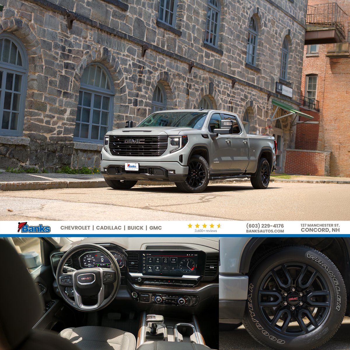 BanksAutosNH's tweet image. Conquer your workload and turn heads with the GMC Sierra Elevation. This feature-packed truck boasts the impressive 3.0L Duramax turbodiesel engine, delivering best-in-class torque for hauling and towing up to 13,300 lbs. banksautos.com/new-trucks/
#BanksAutos #GMC #SierraElevation