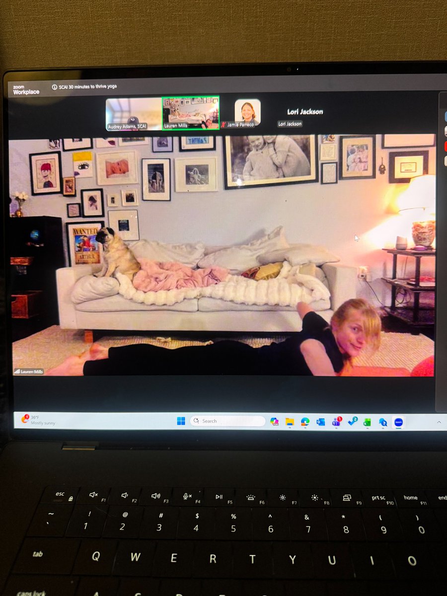 SCAI's tweet image. From the cath lab to the yoga mat—attendees joined a virtual morning session to energize, refocus, and start the day strong at #SCAI2026.

#SCAIWellness #InterventionalCardiology