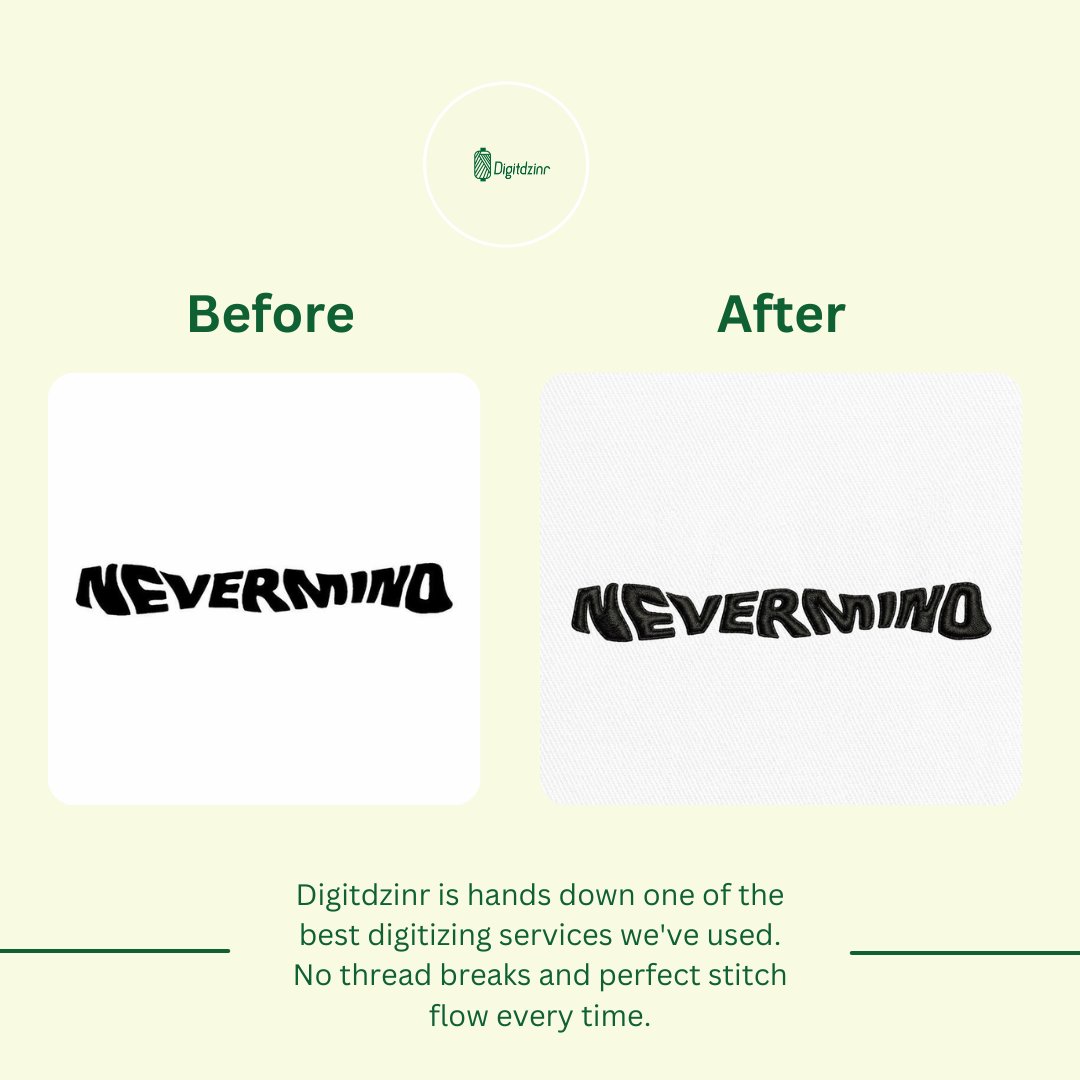 Digitdzinr's tweet image. Before vs After: The Unbelievable Transformation! 🧵 From a dull and lackluster start to a stunning and jaw-dropping finish, the difference is night and day! Need we say more? 🤯

#Embroidery #Digitizing