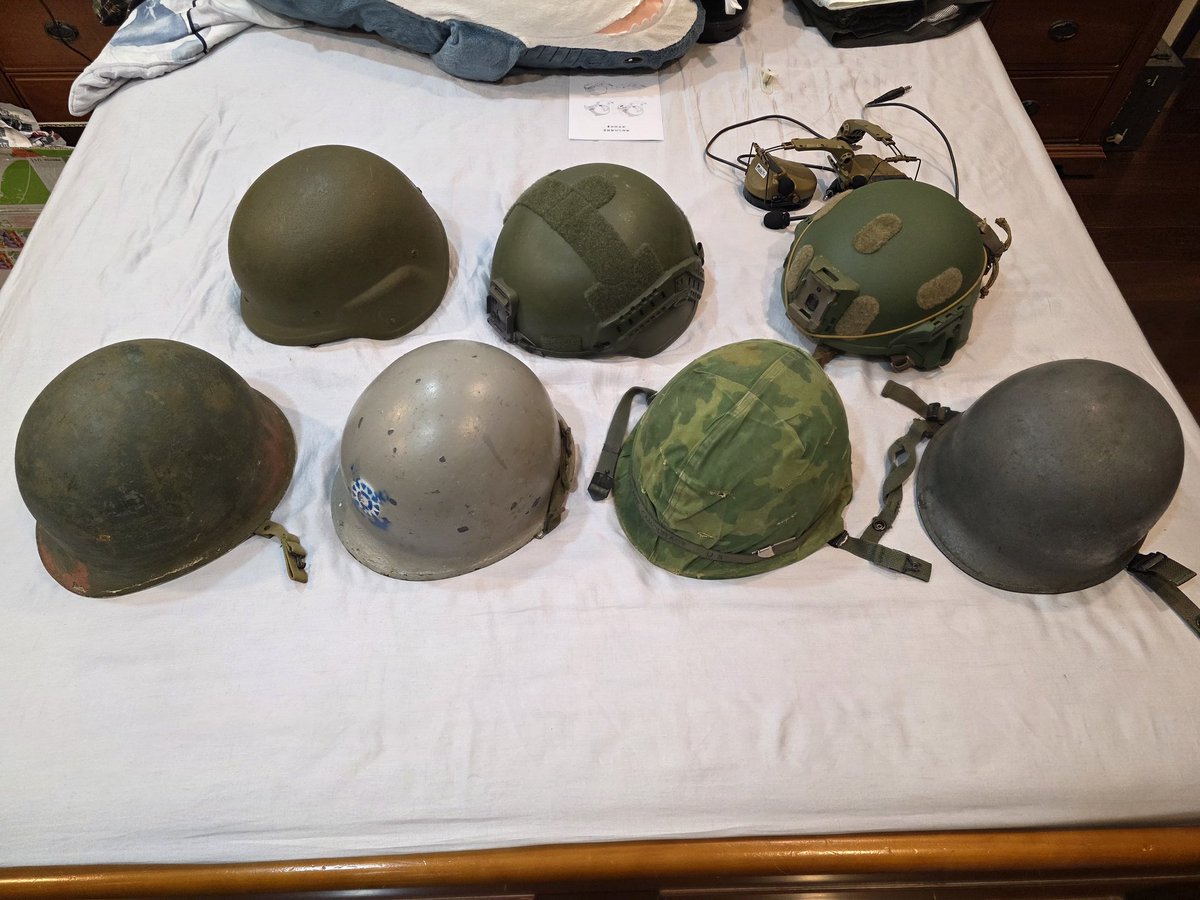 アメリカWWIIからのヘルメット M1 FS/SB M1 RS/SB M1 60s M1 80s PASGT