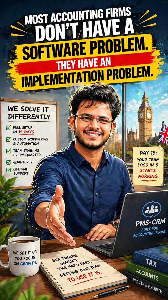 HasoTechnology's tweet photo. 𝗠𝗼𝘀𝘁 𝗮𝗰𝗰𝗼𝘂𝗻𝘁𝗶𝗻𝗴 𝗳𝗶𝗿𝗺𝘀 𝗱𝗼𝗻'𝘁 𝗵𝗮𝘃𝗲 𝗮 𝘀𝗼𝗳𝘁𝘄𝗮𝗿𝗲 𝗽𝗿𝗼𝗯𝗹𝗲𝗺.
𝗧𝗵𝗲𝘆 𝗵𝗮𝘃𝗲 𝗮𝗻 𝗶𝗺𝗽𝗹𝗲𝗺𝗲𝗻𝘁𝗮𝘁𝗶𝗼𝗻 𝗽𝗿𝗼𝗯𝗹𝗲𝗺.

Check this - https://t.co/YGoQrVtdIU

#Accountingfirms #UK #PMS https://t.co/DhuUS5HVtB