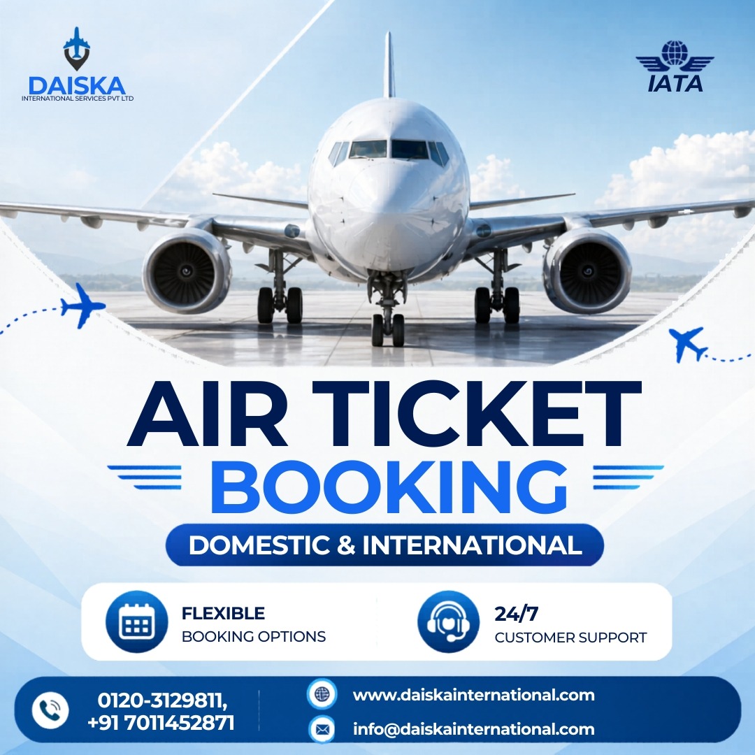 Daiska_Intl's tweet image. Ready to take off? ✈️ Book domestic &amp;amp; international flights with ease, flexible options &amp;amp; 24/7 support. Travel smart, travel hassle-free with us.

#airticketbooking #travelindia #flightdeals #travelnow #wanderlust #easybooking #flyhigh