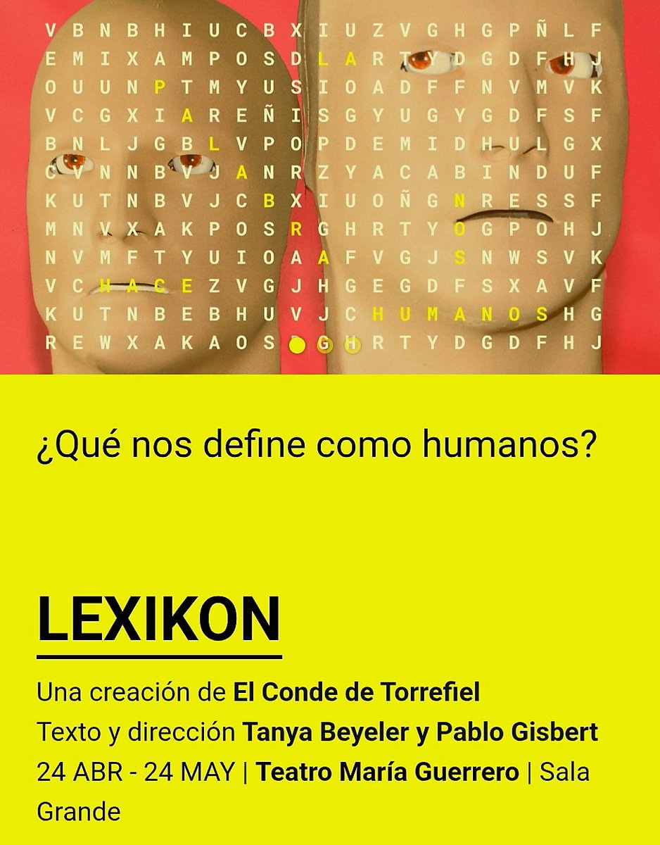1971Pe's tweet image. Qué interesante!!!
El Teatre Lliure de Barcelona acogerá el montaje a principios de 2027!
Madrid-París-Barcelona
@teatrelliure @centrodramatico
#LEXIKON 
#Theatre #Literature