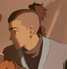 Family is so important to Kya, I'd like to think she honors Uncle Sokka with how she wears her hair