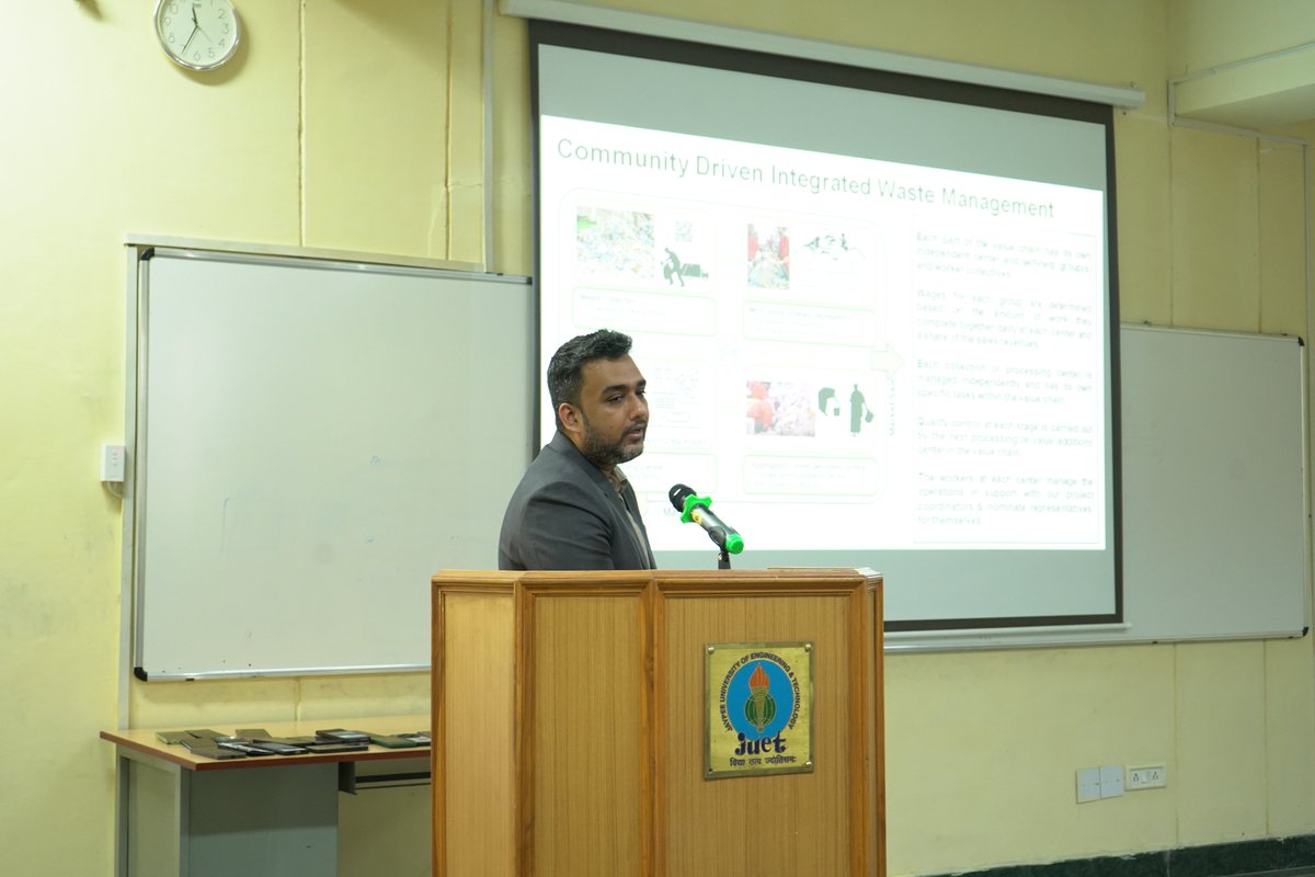 juet_official's tweet image. From classroom to creating real-world impact 🌍
JUET was proud to host alumnus Ritvik Rao, whose journey in sustainability and entrepreneurship left students inspired and future-ready.
A session filled with learning, ideas, and motivation!
#AlumniConnect #JUET #LearnAndGrow
