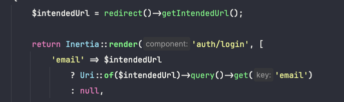 devhammed's tweet image. I think I just solved the issue that @PovilasKorop raised on @laravelphp teams starter kit about how it will be confusing for users to know they are supposed to login or register with the email they are invited with. 

1. Add the email to the signed invitation URL. 
2. Retrieve