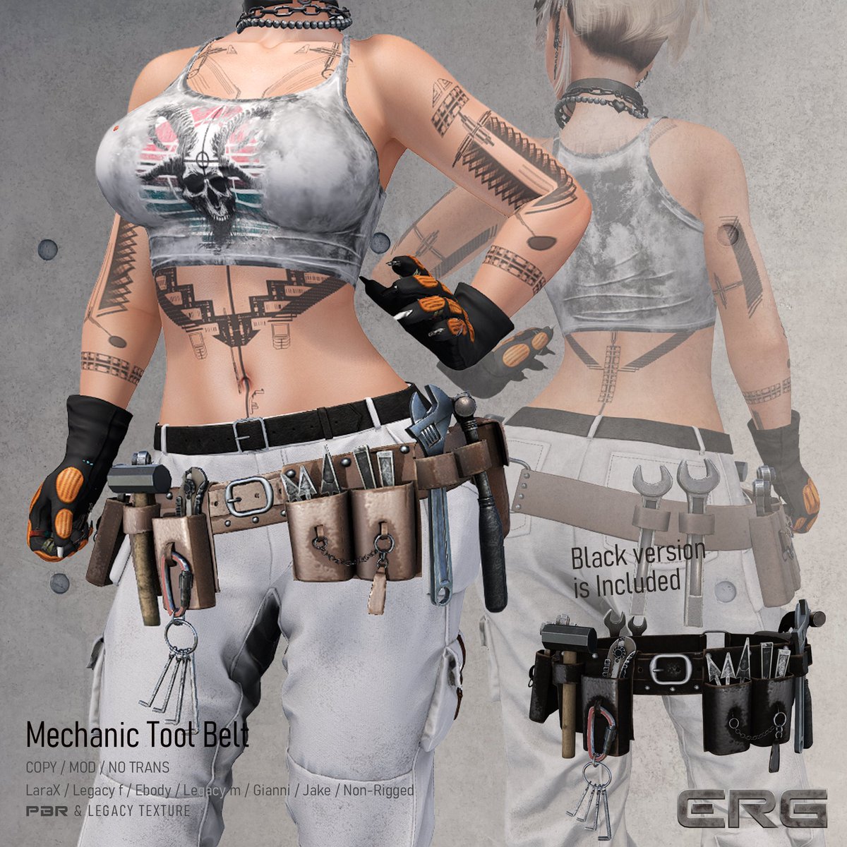 Fantasy Faire始まりました！ERGから新商品その①は～
メカニックツールベルトです！自分で欲しくてずっと作りたかったやつ
DEMOして確認してからご購入くださいmm
初リグ商品で手こずりながら作りました（Nonリグ入です。そっちの方が安定してるかも😅）
#secondlife

Taxi
maps.secondlife.com/secondlife/Res…