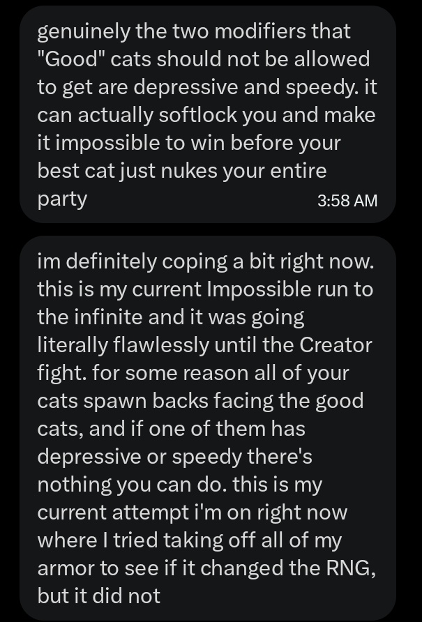 Mewgenics Takes & Confessions tweet media