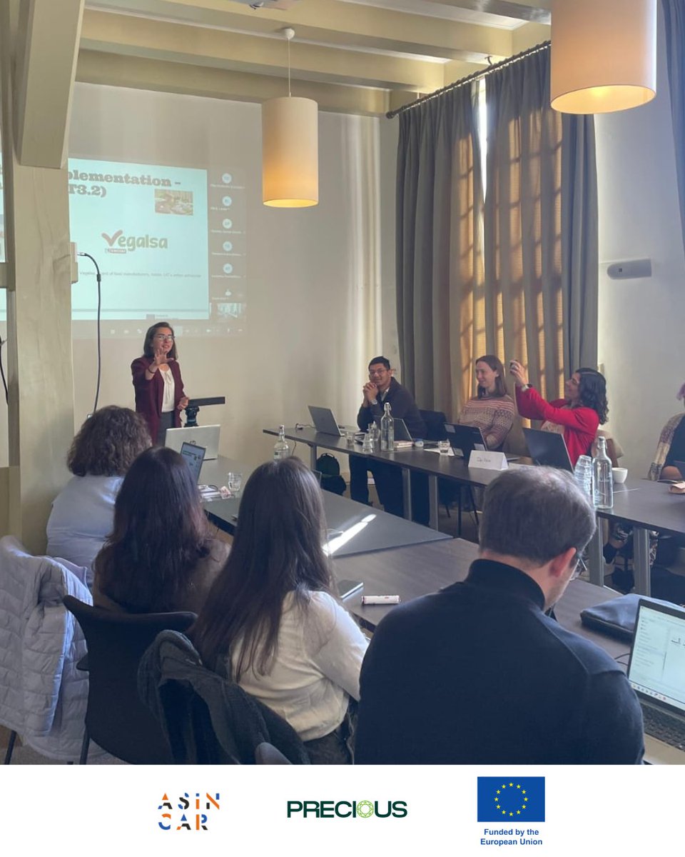 asincar's tweet image. 🌍 Los socios del proyecto #PRECIOUS nos hemos reunido en Países Bajos para planificar cómo reducir la pérdida y desperdicio de alimentos en Europa.