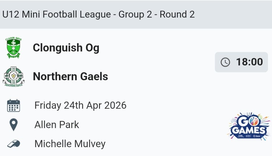 Northern Gaels GFC tweet media